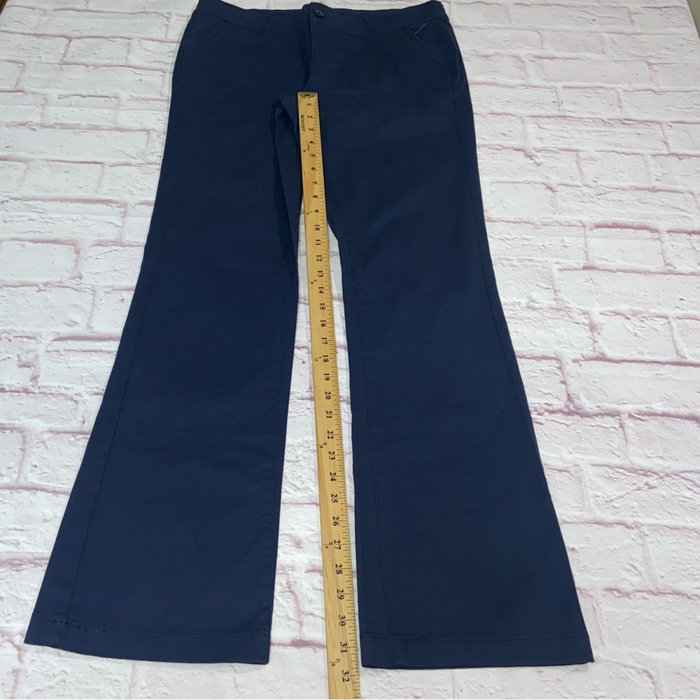 NWT Aeropostale (32x32) Dark Navy Blue Bootcut Twill Pants - Women’s 8 Long - Picture 5 of 10